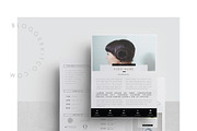 Blog Media Kit Template | 3 Pages, a Resume Template by Blogger Kit Co. (Thumbnail 2 of 7)