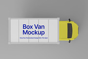 Box Van Mockup, a Product Mockup by graphicook (Thumbnail 4 of 4)