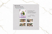 3 Panel Funeral Collage Canva FR009, a Poster Template by TyphoonStudio (Thumbnail 2 of 9)