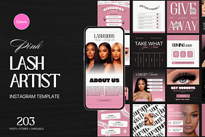 Lash Technician Instagram Template
