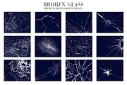 Broken Glass Overlays Photoshop, a Plug-in Add-On by FixThePhoto (Thumbnail 2 of 32)