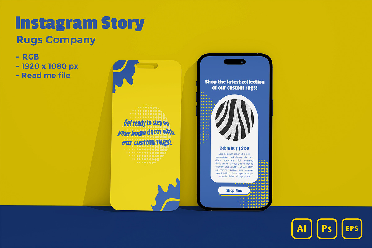 Rugs Company Instagram Story, a Social Media Template by Fannan Studio (Photo 1 of 3)