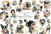 Harming Paris Clipart Collection, an Illustration by DreamCafeArt (Thumbnail 1 of 6)