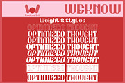 Optimized Thought font, a Font by weknow (Thumbnail 7 of 8)