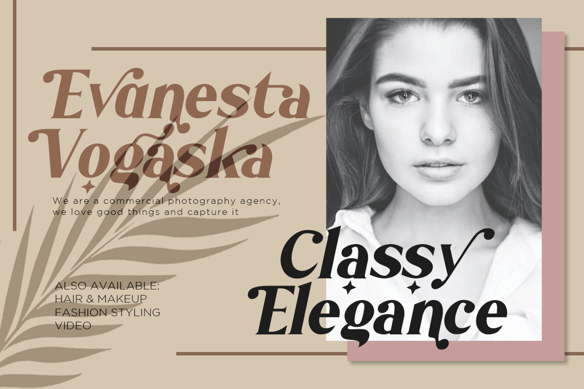 Megatura // Elegant Serif Typeface, a Serif Font by Haksen (Photo 5 of 15)