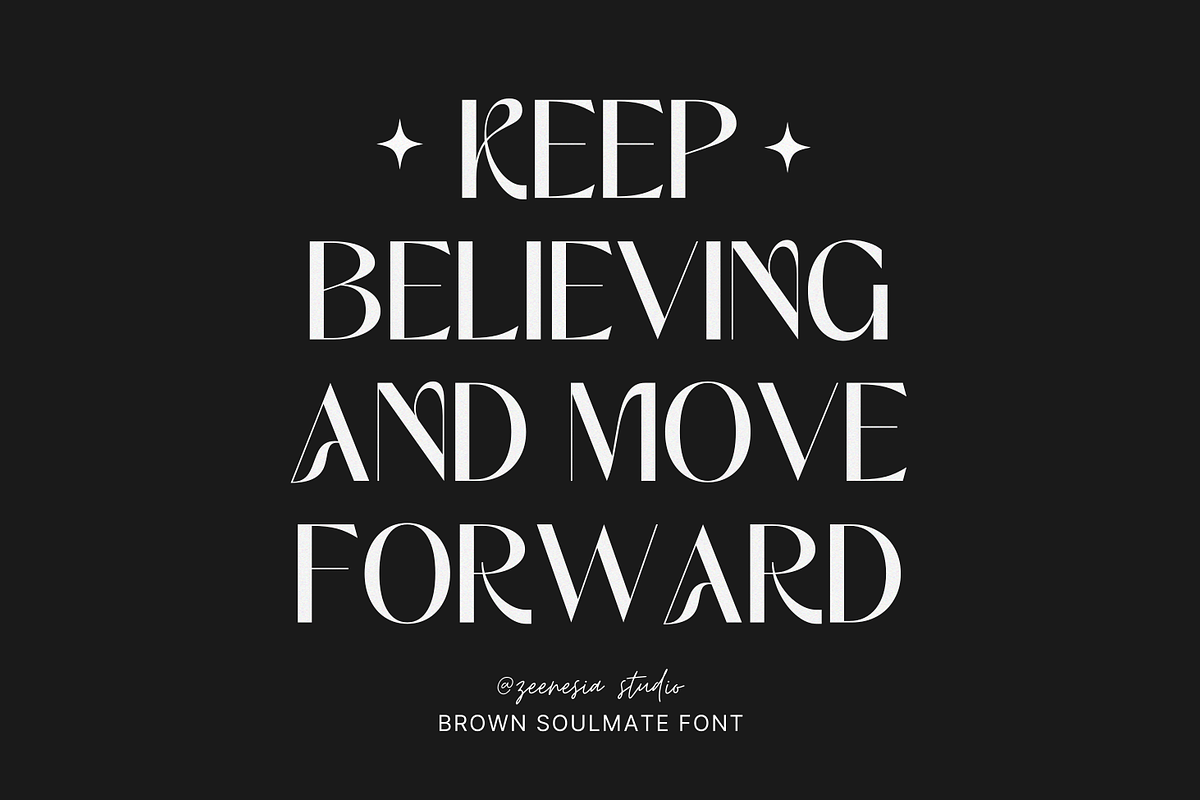 Brown Soulmate – A Charming Font Duo, a Sans Serif Font by zeenesia (Photo 10 of 26)