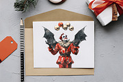 Ghostly Circus Halloween Graphics, an Illustration by RobertsArt (Thumbnail 4 of 7)