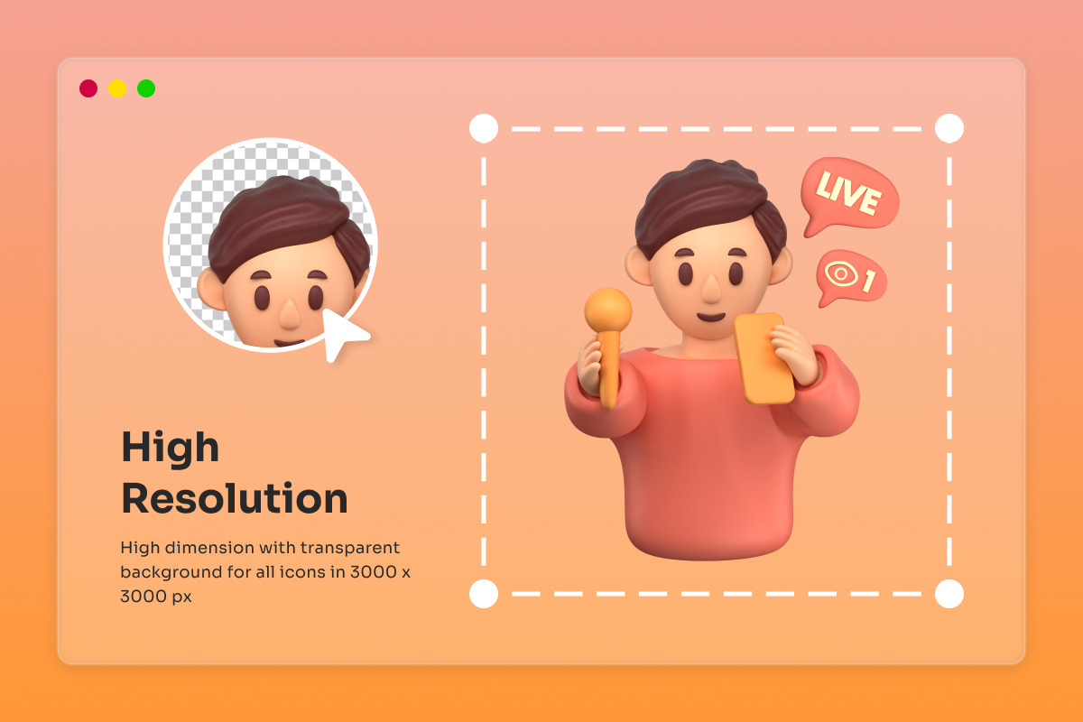 Marketing & Advertisement 3D Icon, a Work Illustration by twinstd (Photo 3 of 6)