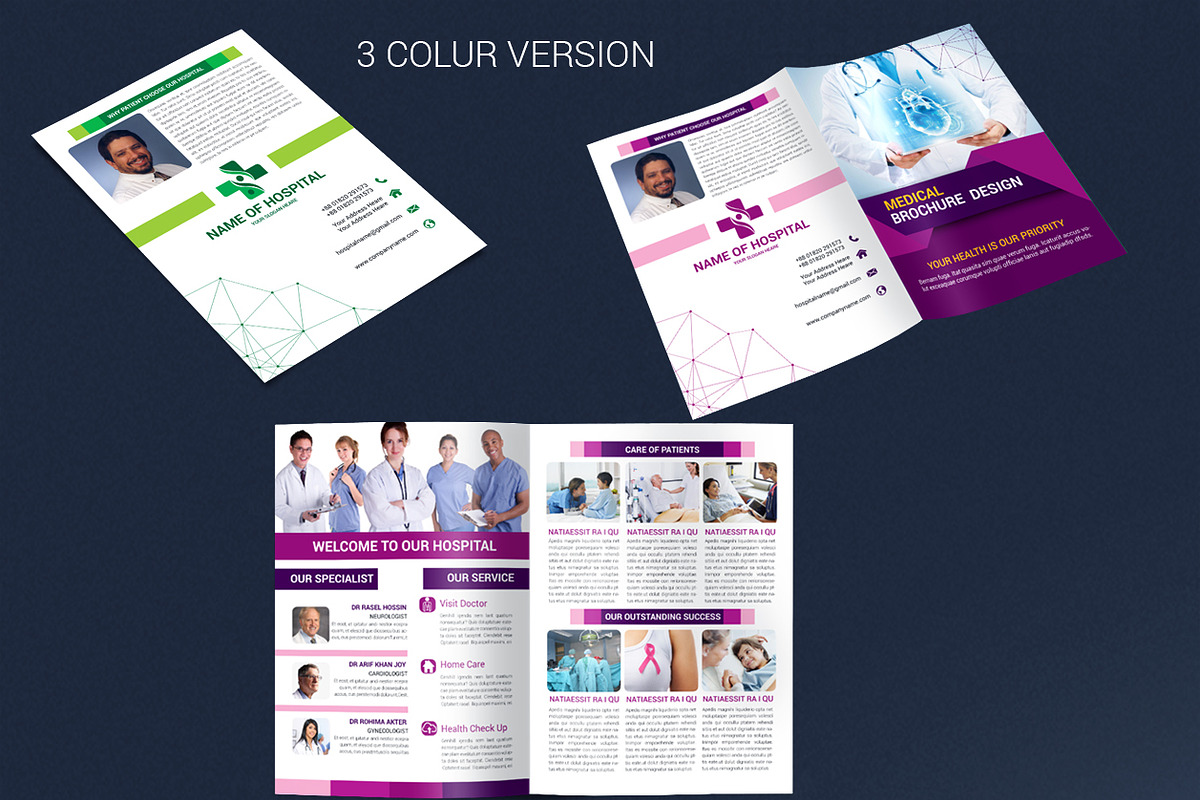 Medical Brochure, a Brochure Template by artico (Photo 3 of 3)