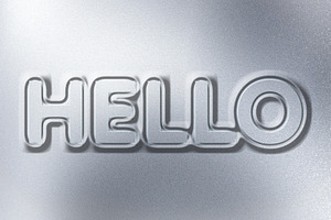 Hello Text Effect, a Layer Style Add-On by CreativeShaper