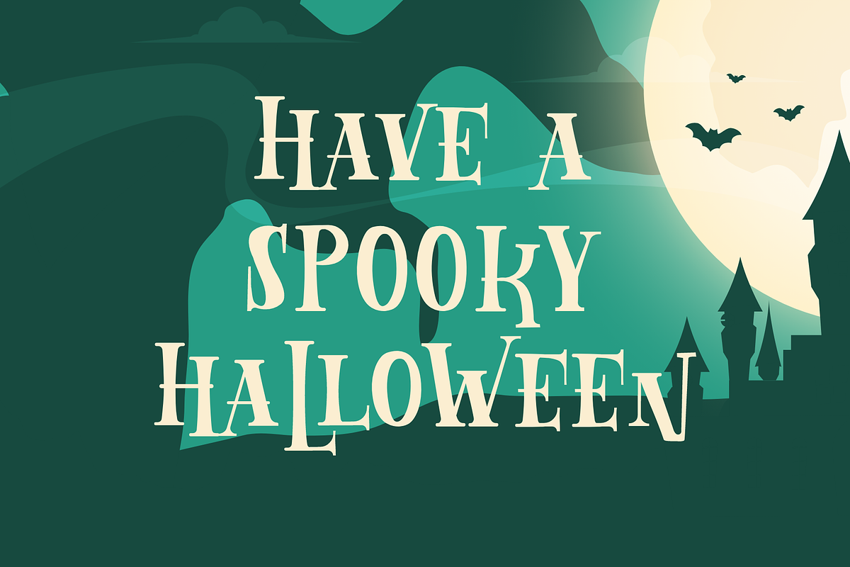 Follower Spooky halloween Font, a Font by Rasgood (Photo 3 of 5)