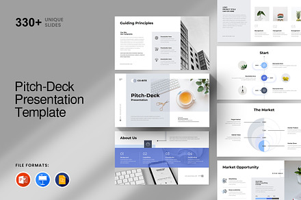 Pitch-Deck Presentation Template, a Presentation Template by GenerousArt