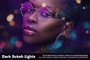 Dark Bokeh Photo Overlay Effects, a Background Graphic by Deeezy (Thumbnail 5 of 14)