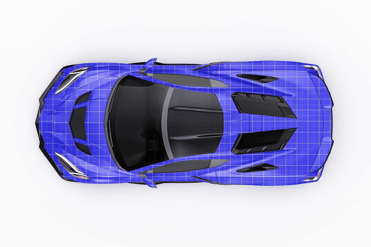 2026 Hyper Performance Coupe Set, an Advertising Mockup by Halal Graphic Studio (Photo 10 of 12)