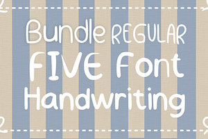 Handwriting Regular Font Bundles