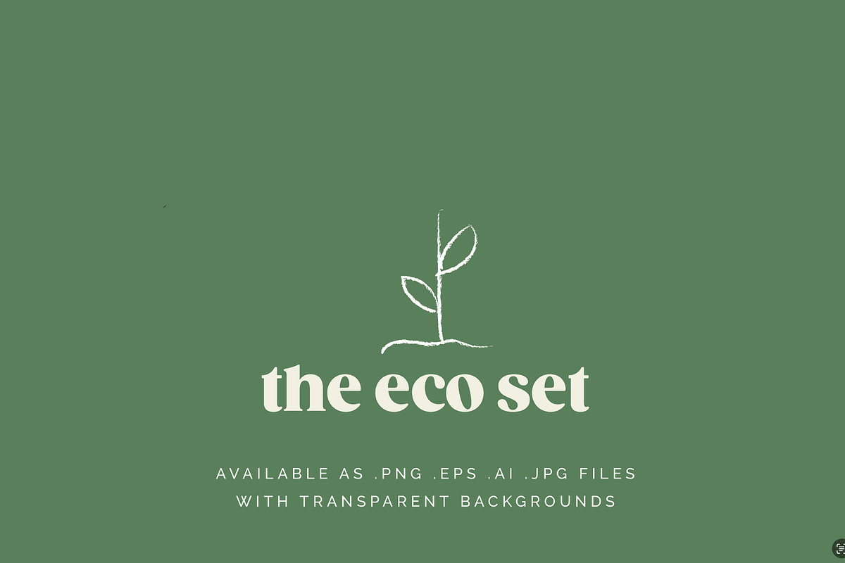 Eco-friendly Green Sustainable Icons, an Icon by CreativeWilderness (Photo 4 of 9)