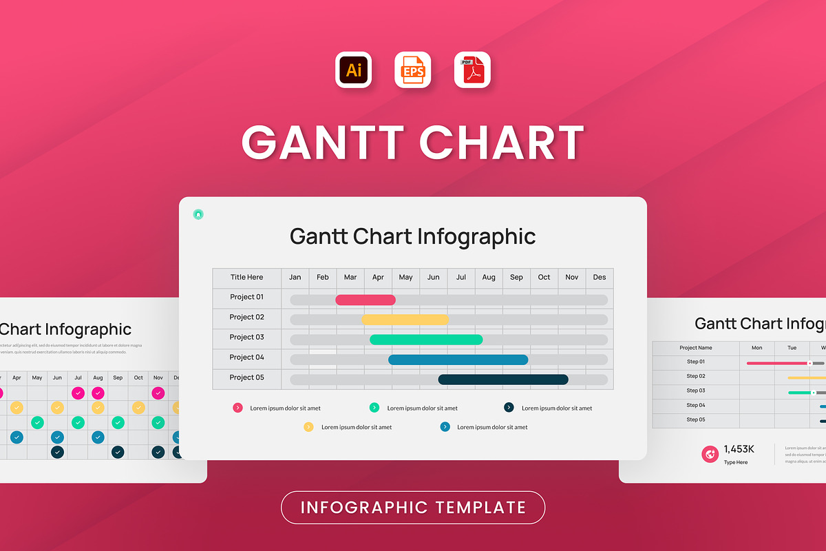 Gantt Chart, a Presentation Template by Antstheme (Photo 1 of 3)
