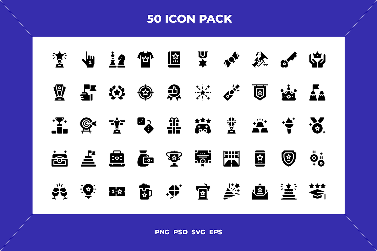 Winning icons, an Outline Icon by Wencory (Photo 1 of 2)