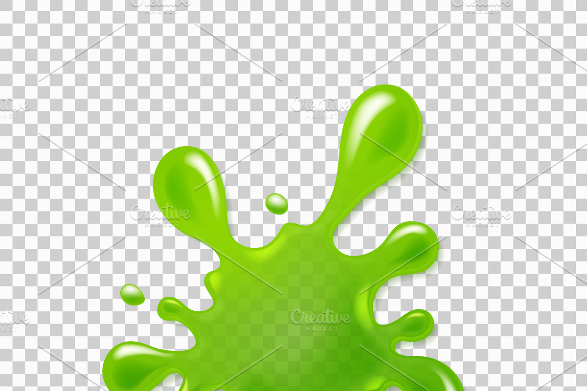 Realistic green slimes, a Templates & Theme by majcot (Photo 3 of 6)