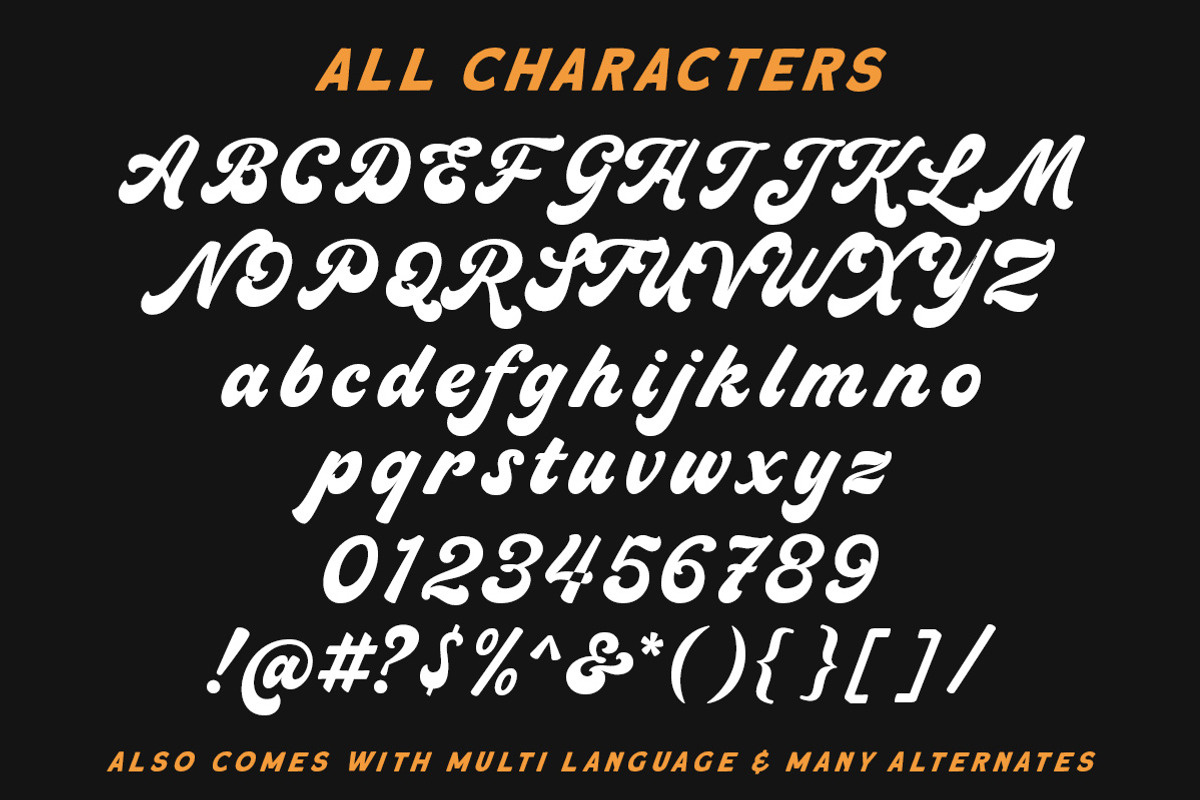 Blantika Script, a Script Font by Letterhend Studio (Photo 8 of 9)