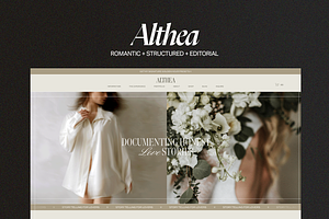 Althea: Squarespace 7.1 Template