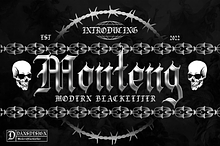 MONTENG MODERN BLACKLETTER