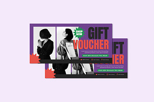 Gift Voucher, a Card Template by Vibesteam