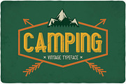 Camping typeface, a Symbol Font by VozzyStock (Thumbnail 3 of 7)