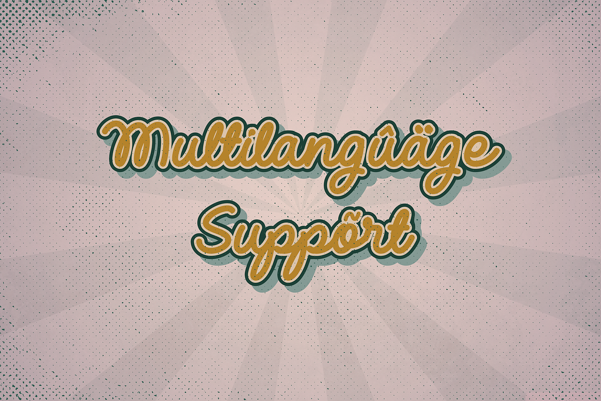 Milky Fruty, a Script Font by Omotu Studio (Photo 10 of 11)