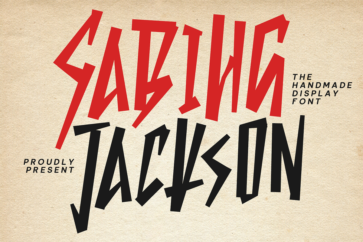 Sabihg Jackson Display Font, a Handwritten Font by Maulana Creative (Photo 1 of 7)