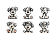 Whimsical Funny Dogs Clipart Bundle, an Illustration by GatewayDesign (Thumbnail 2 of 6)