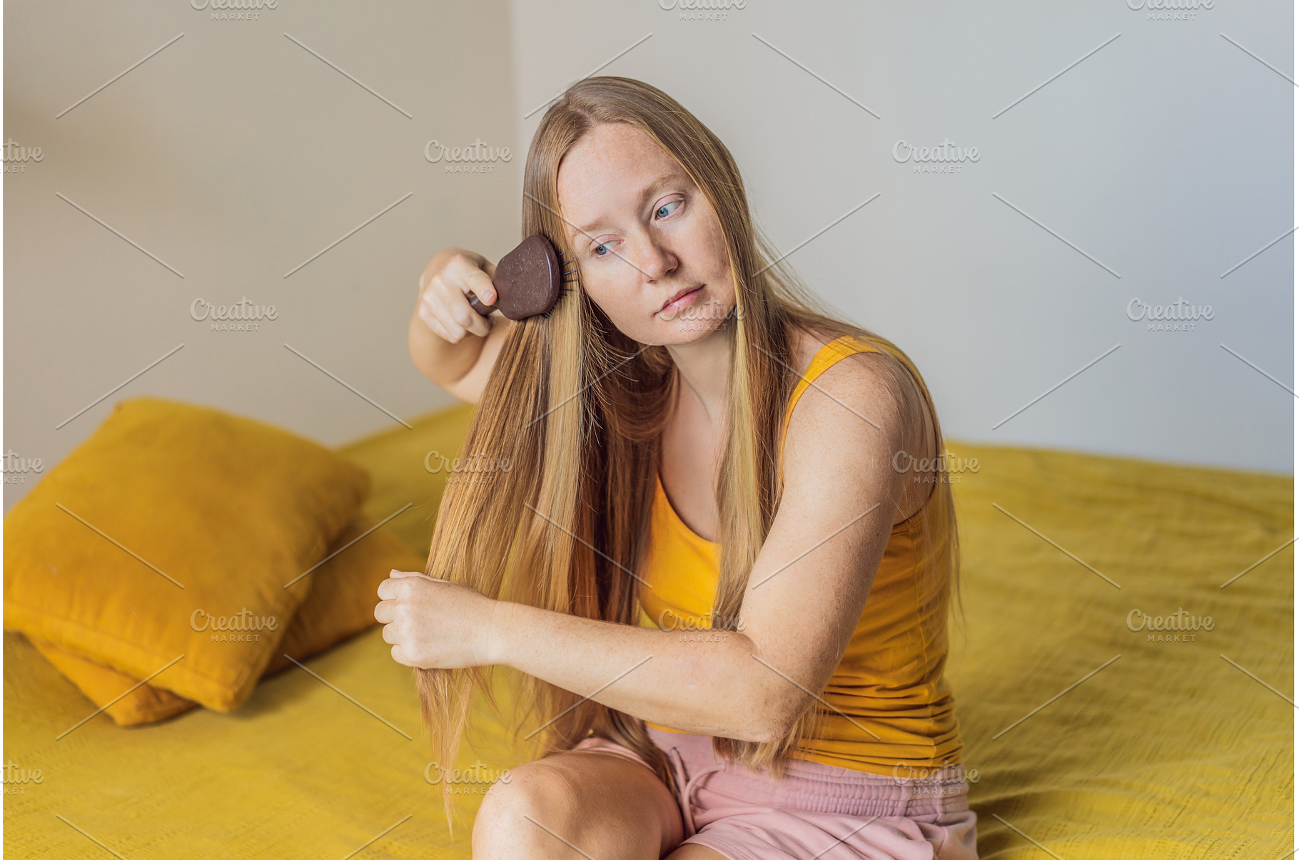 Woman starting her morning routine, a Person Photo by Elizaveta Galitskaya