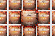 Thanksgiving Event Instagram Banners, a Social Media Template by PixelsDesign (Thumbnail 3 of 3)