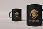 Geometric King Lion Logo, a Branding & Logo Template by YUDesignStore (Thumbnail 7 of 10)