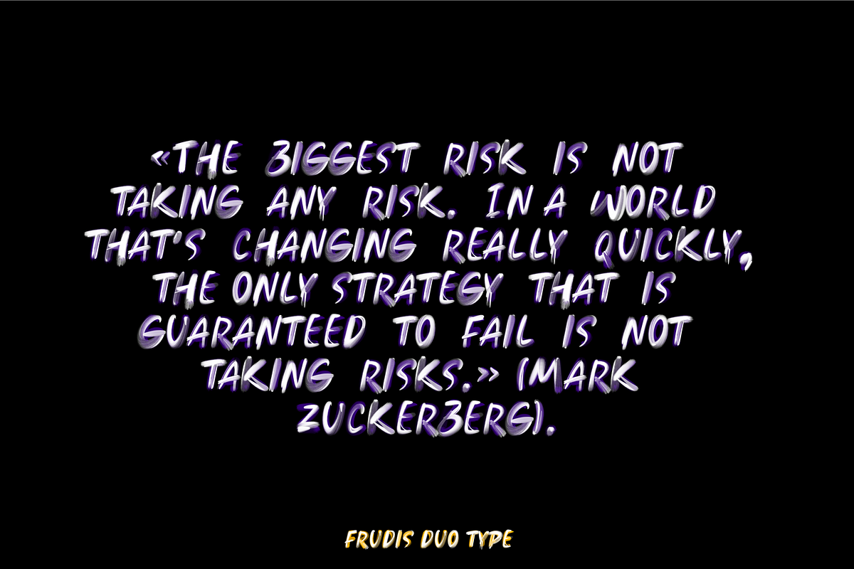 FRUDIS. OTF SVG PAINT Duo fonts., a Handwritten Font by Luxfont (Photo 2 of 10)