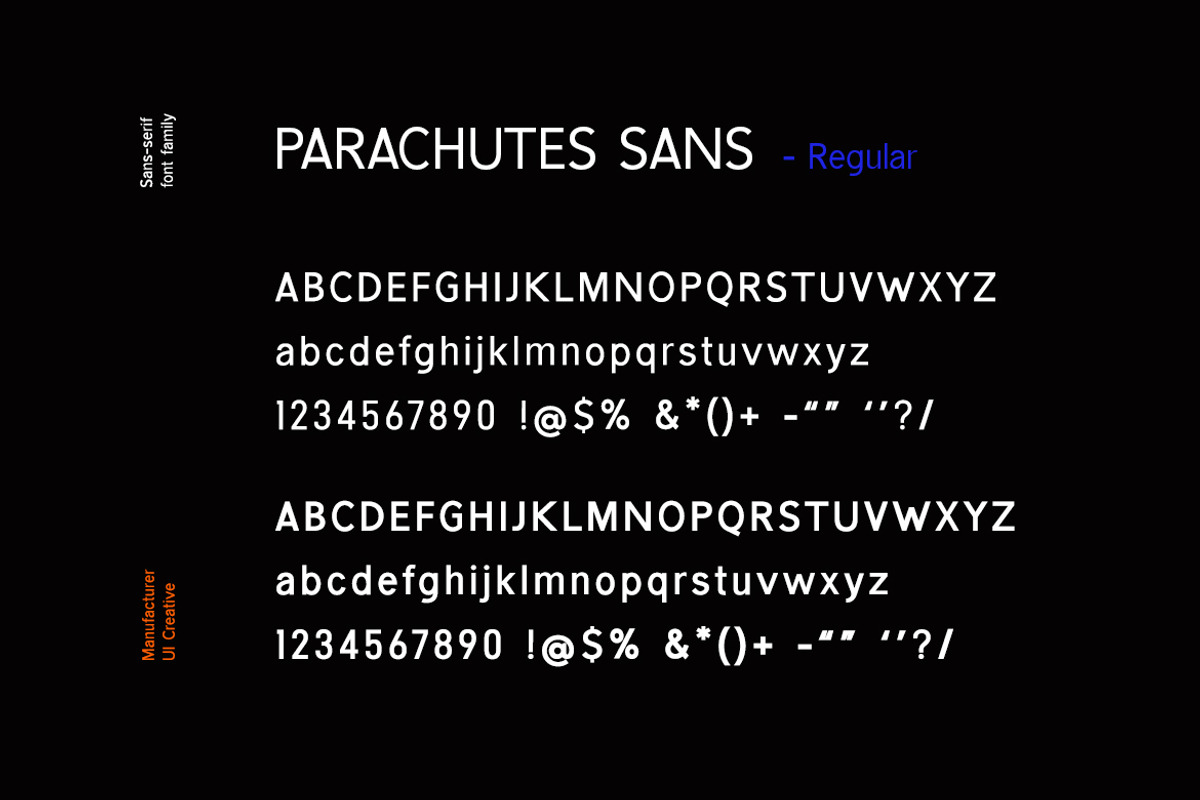 Parachutes Modern Sans Serif Font, a Sans Serif Font by UICreative (Photo 5 of 13)