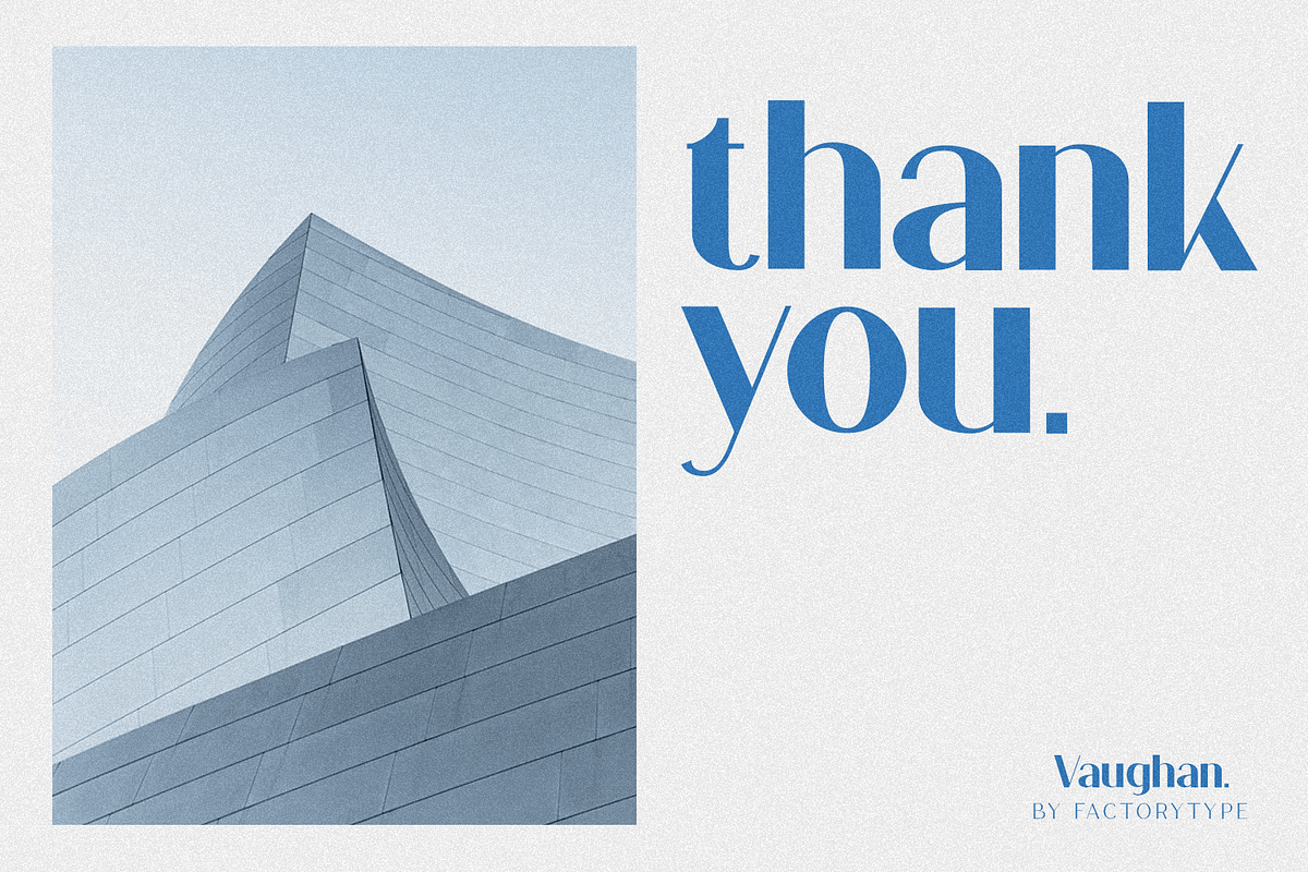 Vaughan Sans, a Sans Serif Font by FactoryType Studio (Photo 12 of 12)