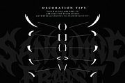 Sanguine Frost | Black Metal Font, a Blackletter Font by Masyafi Studio (Thumbnail 5 of 9)