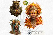 Grove Guardians Fantasy Cliparts, a Person Illustration by ThatsDesignArt (Thumbnail 10 of 10)
