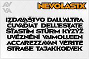 Nevolastx, a Sans Serif Font by glukfonts (Thumbnail 2 of 9)