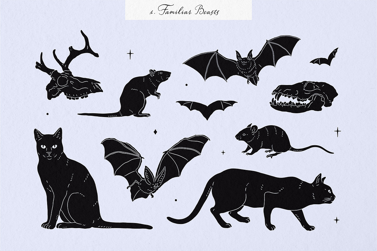 Enchanted Wonders 2 in 1 Graphic Set, a Decorative Illustration by rouxsupplyco (Photo 3 of 19)