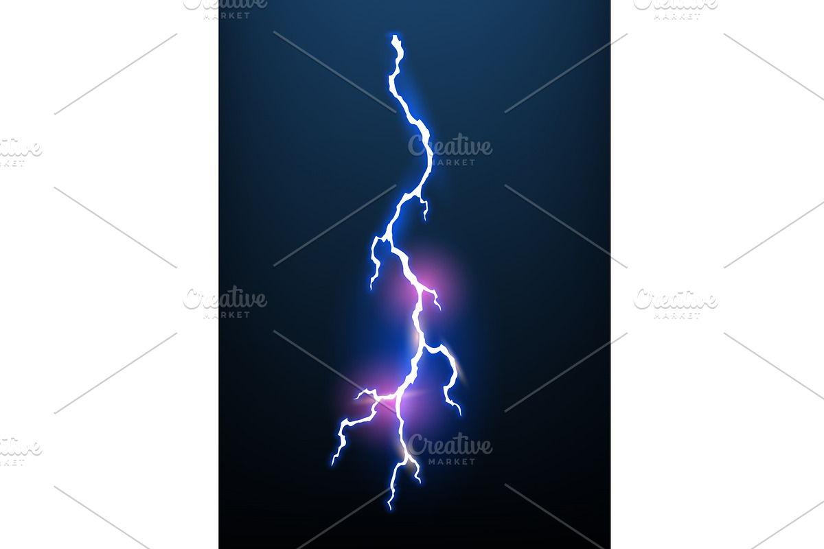 Lightning animation with, an Object Illustration by Things for designers