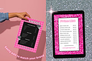 Glam Girl Biz Price Lists Templates, a Marketing Template by Hell Yeah Designs (Thumbnail 5 of 6)