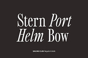 Sailing Club | Nostalgic Serif, a Serif Font by Jen Wagner Co (Thumbnail 15 of 22)