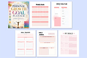 Personal Growth Goal Planner, a Stationery Template by Shumaya (Thumbnail 2 of 4)