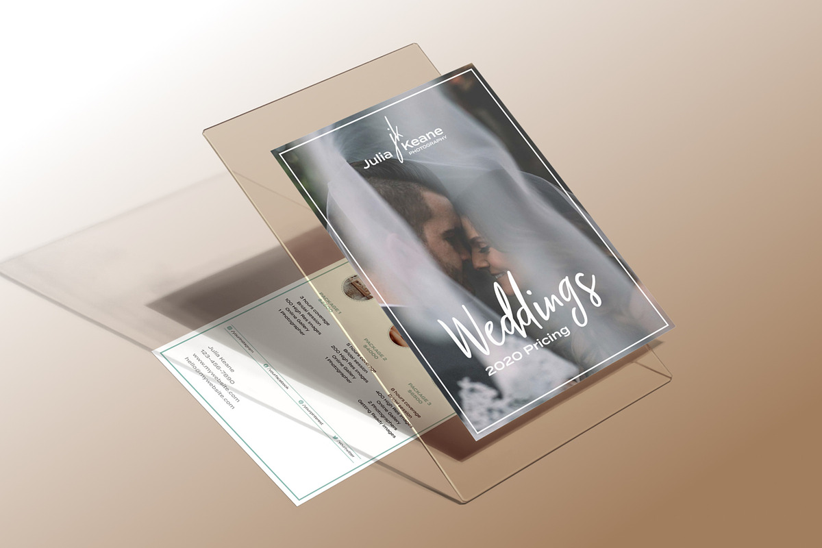Wedding Photography Pricing Template, a Flyer Template by Maple Visuals (Photo 4 of 4)