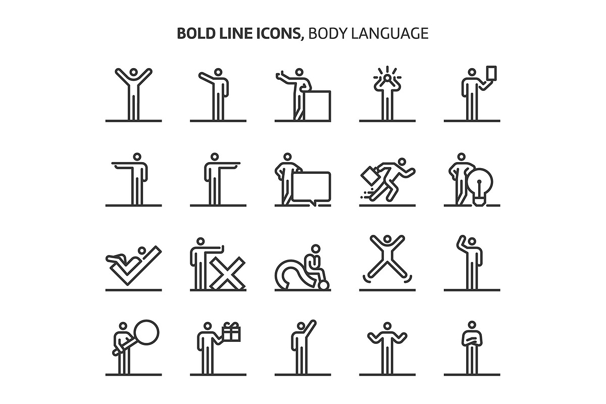 Bold Line Icons, an Outline Icon by Howcolour (Photo 31 of 151)