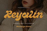 Reyalin Vintage Script Font, a Handwritten Font by RantautypeStudio (Thumbnail 1 of 15)