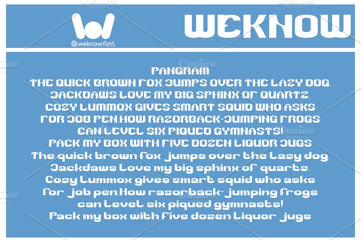 Clearly Silence font, a Font by weknow (Photo 6 of 8)