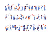 Business people vector bundle, a Person Illustration by Vector_Art (Thumbnail 11 of 18)